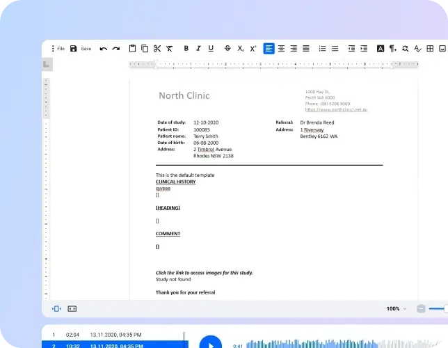OB GYN ai powered reporting