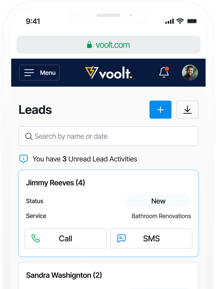 Leads dashboard illustration