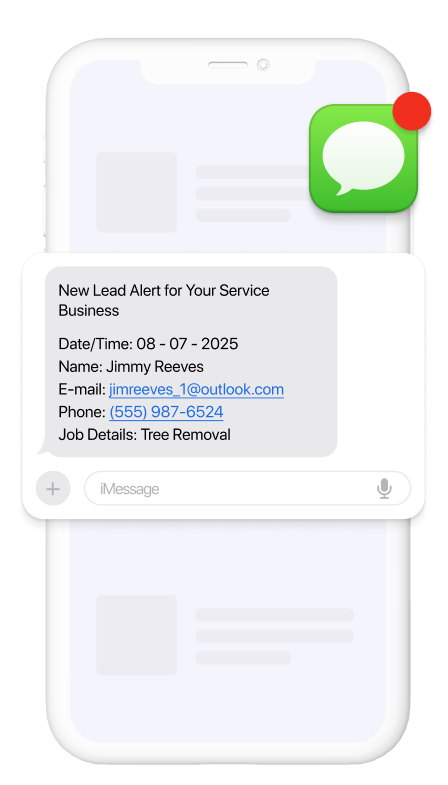Step 5 - Lead notification